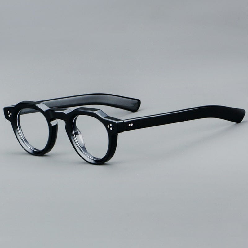 Rolf Vintage Geometric Acetate Glasses Frame Geometric Frames Southood Black 