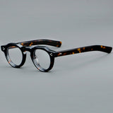 Rolf Vintage Geometric Acetate Glasses Frame Geometric Frames Southood Leopard 