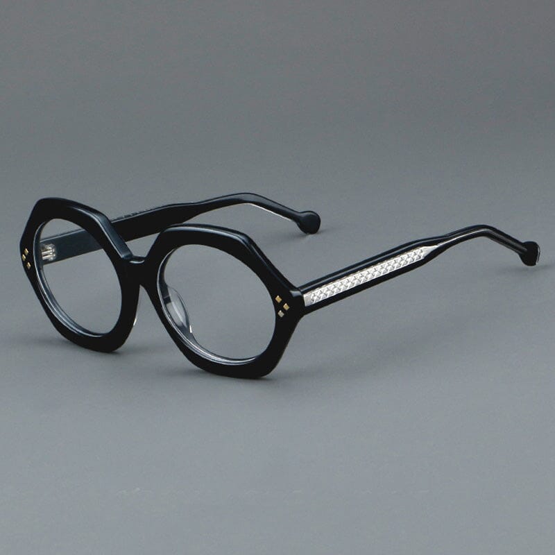 Roslin Retro Glasses Frame Geometric Frames Southood Black 