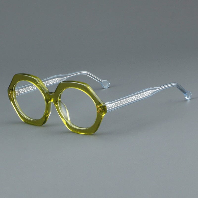 Roslin Retro Glasses Frame Geometric Frames Southood Green 