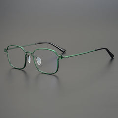 Royal Titanium Square Glasses Frame Rectangle Frames Southood Green 