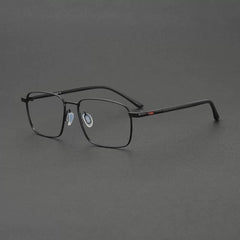 Ryan Ultralight Titanium Glasses Frame Rectangle Frames Southood Black 