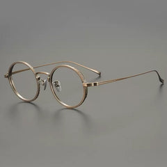 Saint Vintage Round Titanium Eyeglasses Frame Southood
