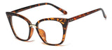 Sallie Cat Eye Optical Glasses Frames Cat Eye Frames Southood C12 leopard clear 