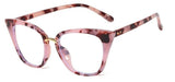 Sallie Cat Eye Optical Glasses Frames Cat Eye Frames Southood C3 pink liuli clear 