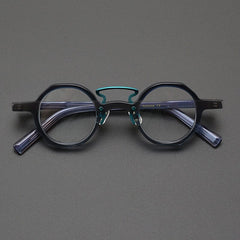 Sanjurjo Vintage Acetate Splicing Glasses Frame Geometric Frames Southood 