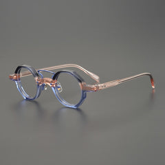 Sanjurjo Vintage Acetate Splicing Glasses Frame Geometric Frames Southood Blue 