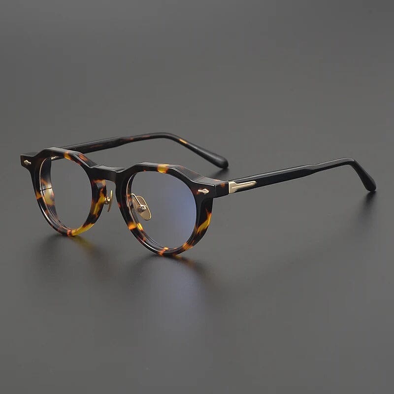 Santos Vintage Acetate Glasses Frames Geometric Frames Southood Leopard 