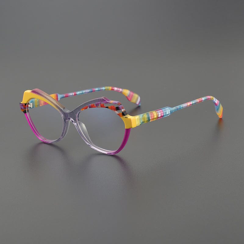 Shadow Acetate Cat Eye Glasses Frame Cat Eye Frames Southood Multicolor 