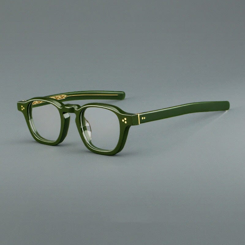 Shaka Vintage Acetate Glasses Frame Rectangle Frames Southood Green 