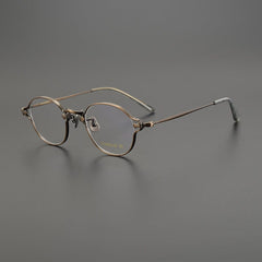 Sian Retro Titanium Glasses Frame oval frame Southood Bronze 