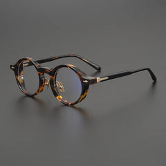 Silva Vintage Acetate Glasses Frames Round Frames Southood Leopard 