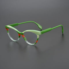 Simon Acetate Cat Eye Glasses Frame Cat Eye Frames Southood Green 