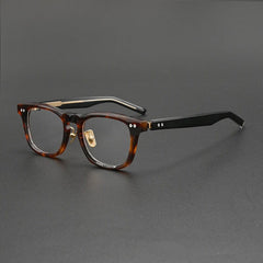 Sinner Vintage Acetate Eyeglasses Frame Rectangle Frames Southood Tortoiseshell Gold 