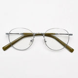 Skylar Retro Alloy Glasses Frame Round Frames Southood Silver 