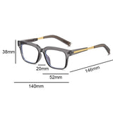Solomon Square Vintage Glasses Frame Rectangle Frames Southood 