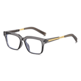 Solomon Square Vintage Glasses Frame Rectangle Frames Southood grey clear 