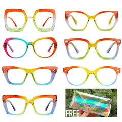 Southood Rainbow Glasses Frame With Free Rainbow Case Cat Eye Frames Southood 