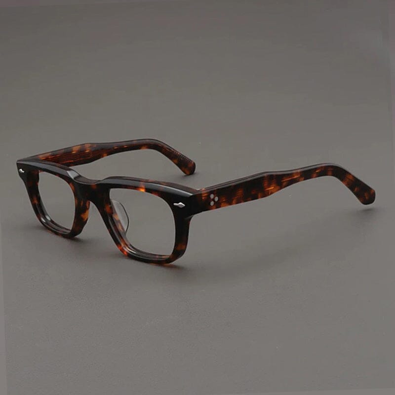 Spark Retro Designer Optical Glasses Frame Rectangle Frames Southood Leopard 