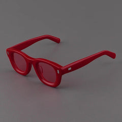 Starr Retro Acetate Sunglasses Sunglasses Southood Red(Pink) 
