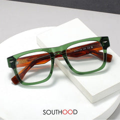 Steen Vintage Square Acetate Glasses Frame Rectangle Frames Southood 