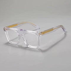 Stian Vintage Square Acetate Glasses Frame Rectangle Frames Southood Clear 