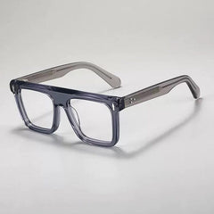 Stian Vintage Square Acetate Glasses Frame Rectangle Frames Southood Grey 