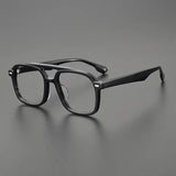 Stiles Vintage Acetate Glasses Frame Aviator Frames Southood Black 