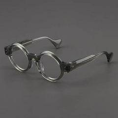 Stiles Vintage Acetate Glasses Frame Round Frames Southood Gray Green 