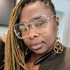 Susan Glamorous Leoaprd Clear Glasses Frame Rectangle Frames Southood 