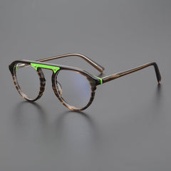 Swayn Retro Aviator Glasses Frame Geometric Frames Southood Brown 