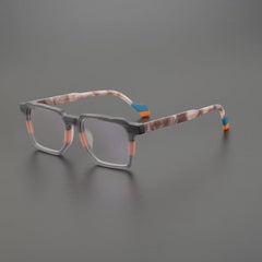 Sylvan Acetate Rectangle Glasses Frame Rectangle Frames Southood Matte Gray 