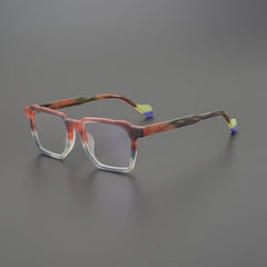 Sylvan Acetate Rectangle Glasses Frame Rectangle Frames Southood Matte Red 