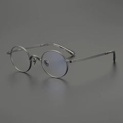Takuya Titanium Handmade Glasses Frame Round Frames Southood Gun 