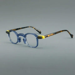 Tang Premium Series Retro Handmade Glasses Frame Geometric Frames Southood Blue 