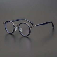 Tate Vintage Acetate Glasses Frame Round Frames Southood Blue 