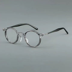 Tel Retro Steam Punk Glasses Frame Round Frames Southood Floral Gun 