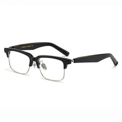 Tem Trend Acetate Glasses Frame Rectangle Frames Southood Bright black 