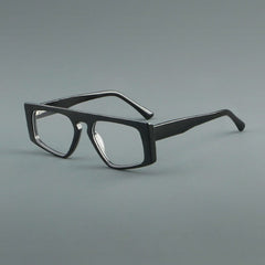 Tex Personality Irregular Glasses Frame Geometric Frames Southood Black 
