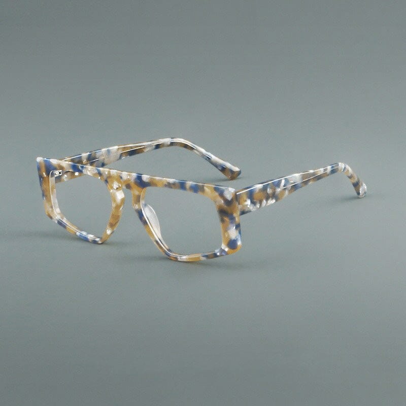 Tex Personality Irregular Glasses Frame Geometric Frames Southood Color Leopard 