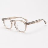 Than Hand-Made Acetate Retro Glasses Frame Oval Frames Southood Khaki 