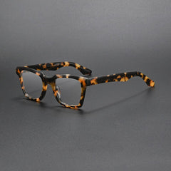 Tiafoe Vintage Acetate Glasses Frame Rectangle Frames Southood Leopard 