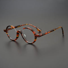 Tillis Acetate Vintage Handmade Round Glasses Frame Round Frames Southood Tortoise 
