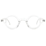 Tim Punk Retro Round Optical Acetate Glasses Frame Round Frames Southood Clear 