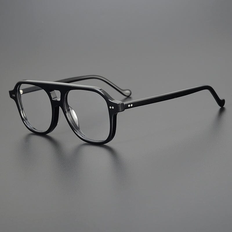 Tirell Retro Aviator Glasses Frame Geometric Frames Southood Black 