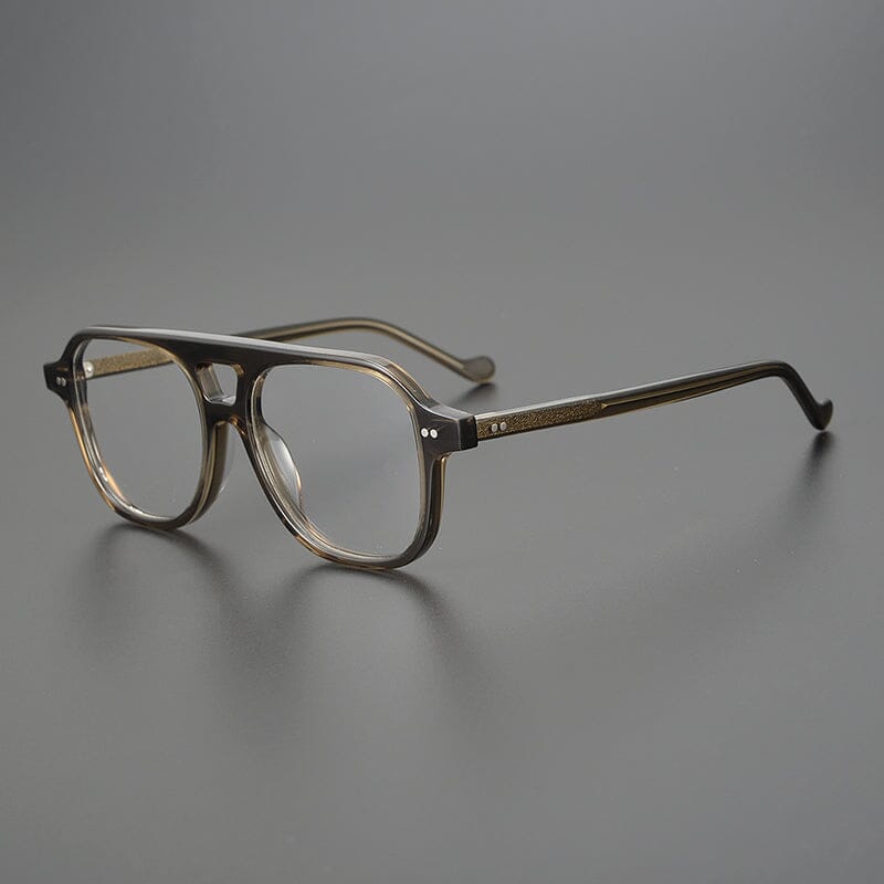 Tirell Retro Aviator Glasses Frame Geometric Frames Southood Dark Green 