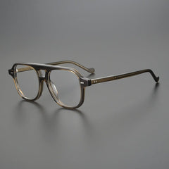 Tirell Retro Aviator Glasses Frame Geometric Frames Southood Dark Green 