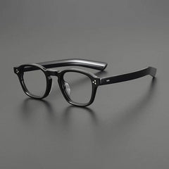 Toft Vintage Acetate Eyeglasses Frame Rectangle Frames Southood A-Black 