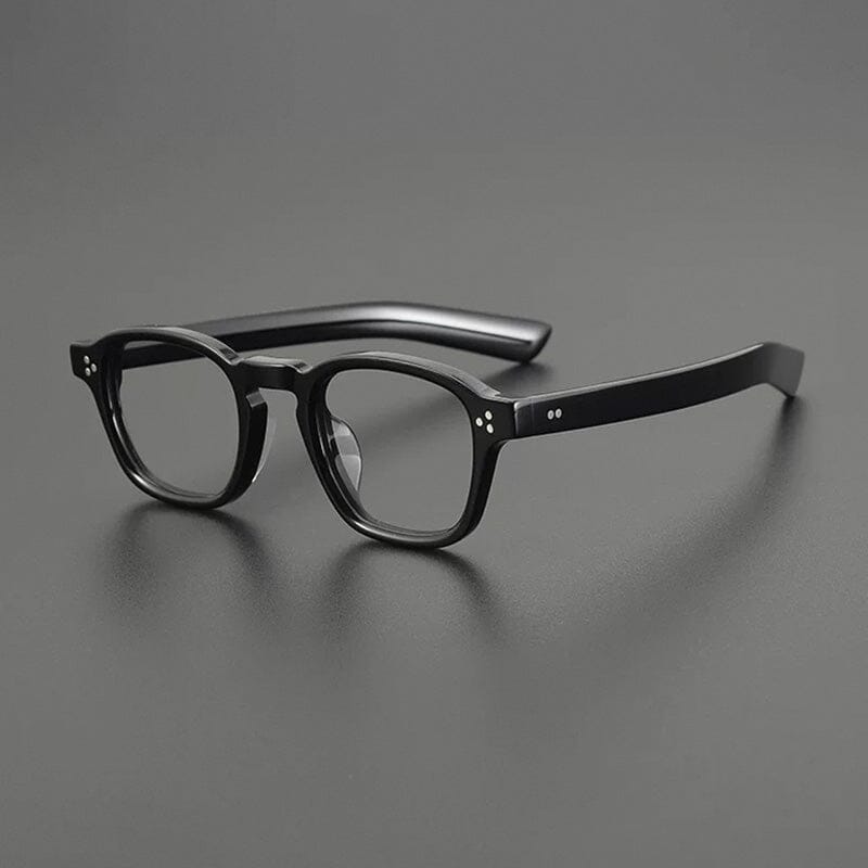 Toft Vintage Acetate Eyeglasses Frame Rectangle Frames Southood A-Black 