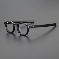 Toft Vintage Acetate Eyeglasses Frame Rectangle Frames Southood Black 